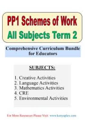 Scheme Of Work Pp1 2018